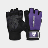 RDX Sports W1 Gym Workout Gloves, S, Purple A1