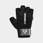 RDX Sports W1 Gym Workout Gloves, XL, Black A2