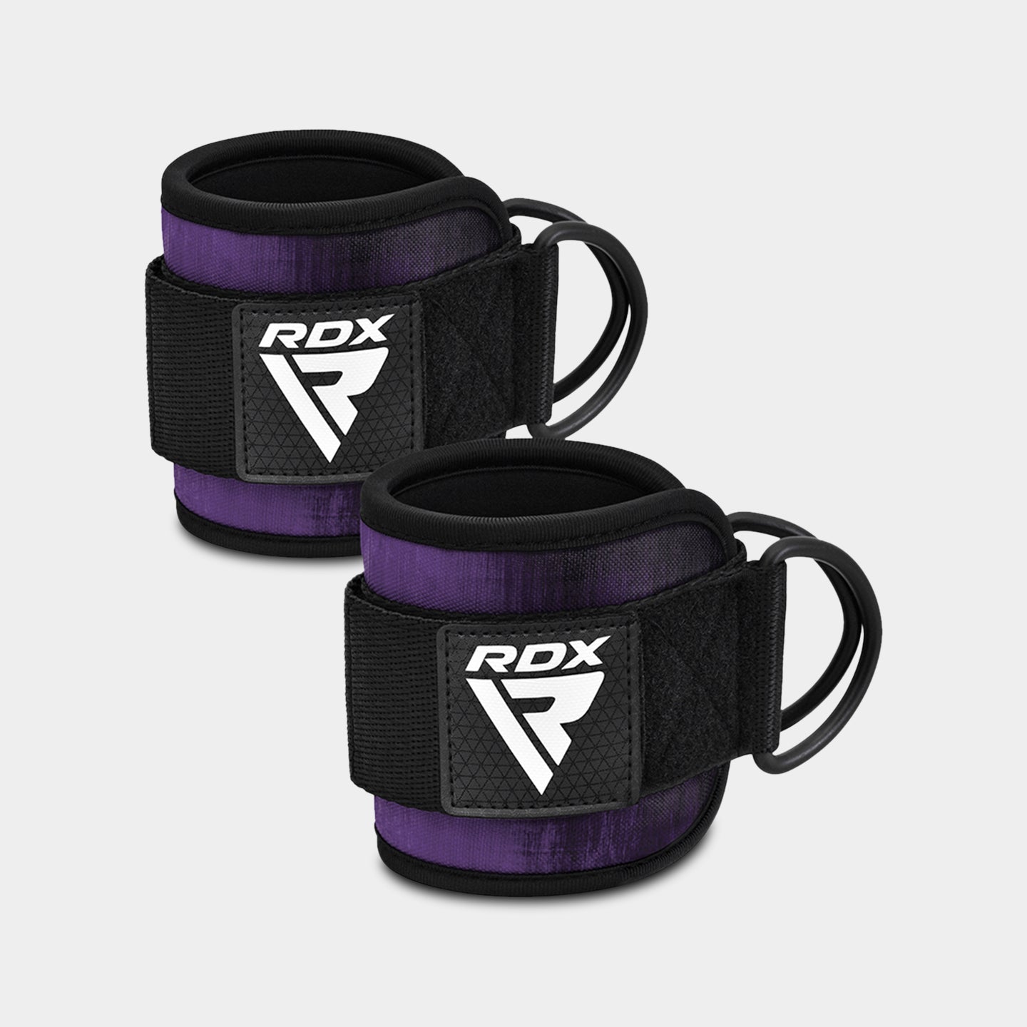 RDX Sports A4 Ankle Straps For Gym Cable Machine, Standard Size, Purple A1