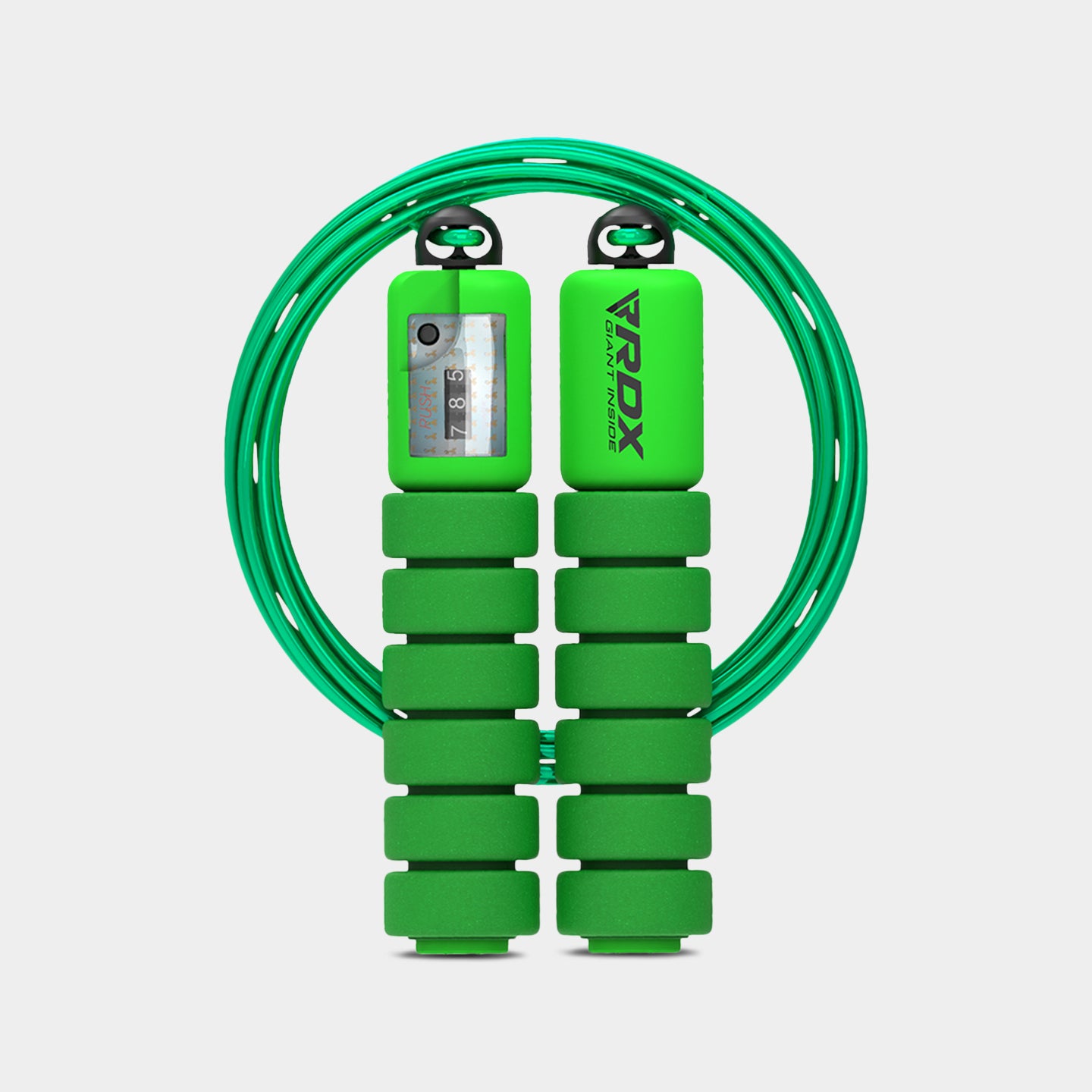 RDX Sports FP Kids 10.3ft Adjustable Skipping Rope with Counter, Standard Size, Green A1