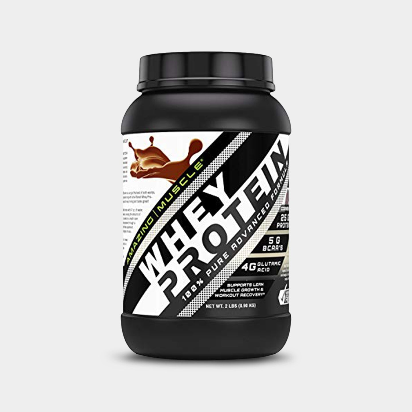 Amazing Muscle Whey Protein, Cookies & Cream, 2 Lbs A1