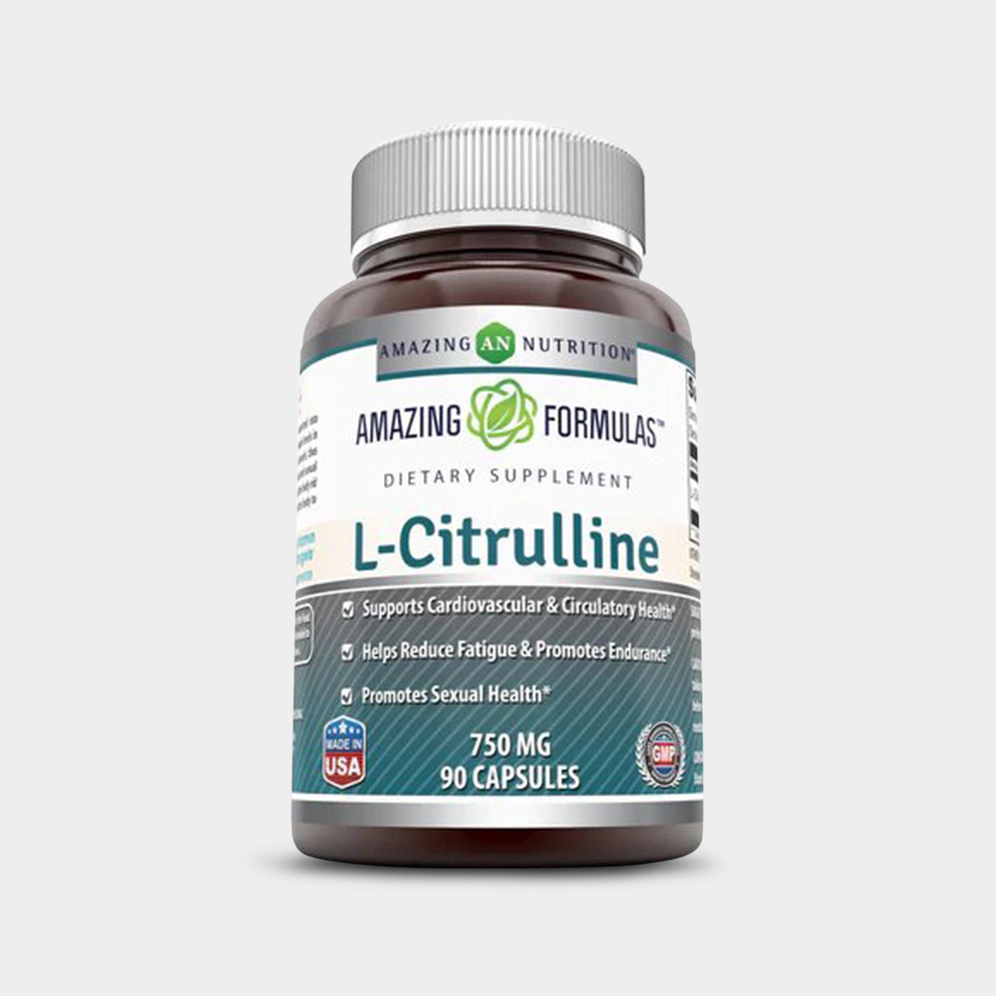 Amazing Nutrition Amazing Formulas L-Citrulline 750 Mg, Unflavored, 90 Capsules A1