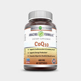Amazing Nutrition Amazing Formulas CoQ10 with Bioperine 400 Mg