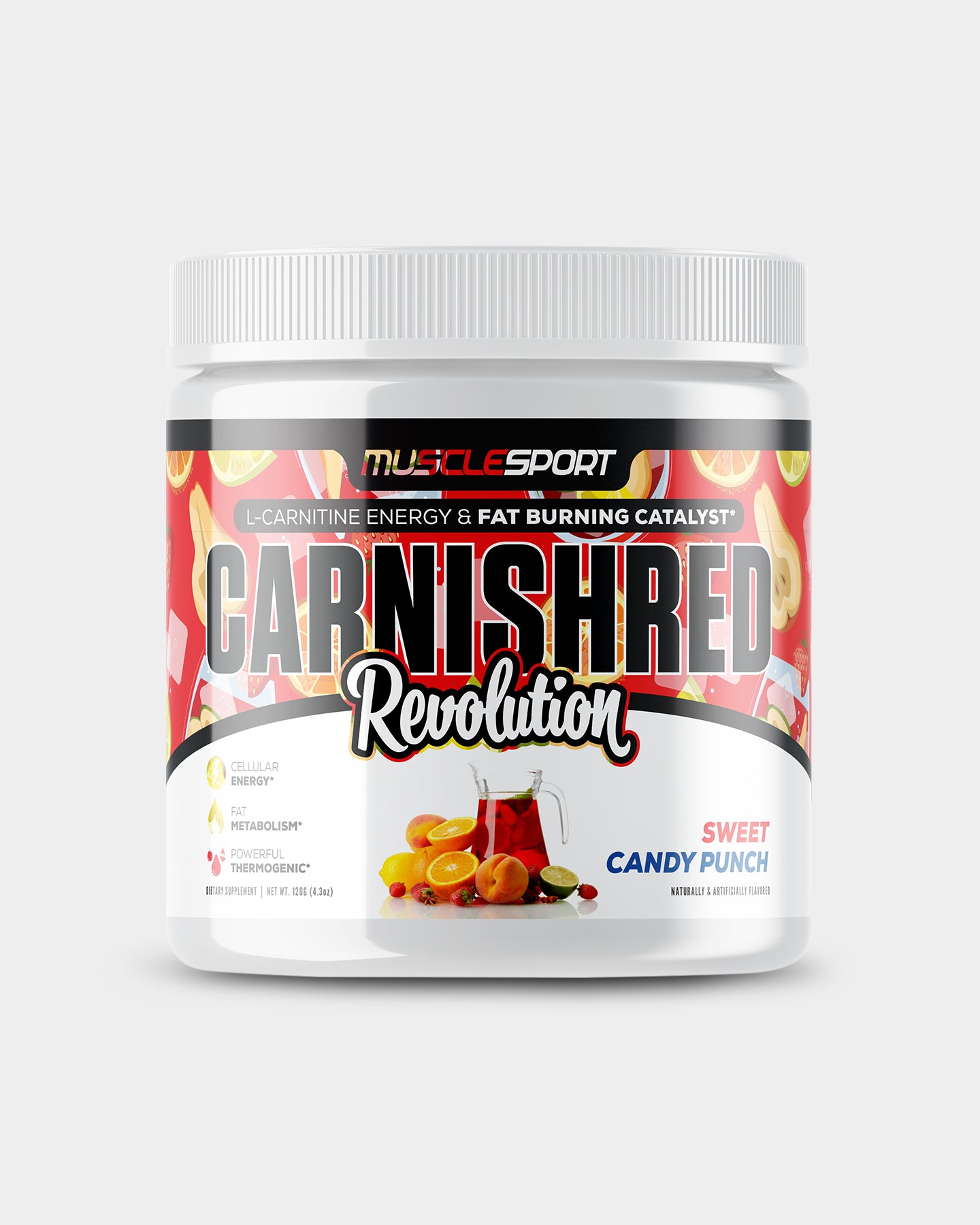 Musclesport Carnishred , Sweet Candy Punch, 60 Servings A1