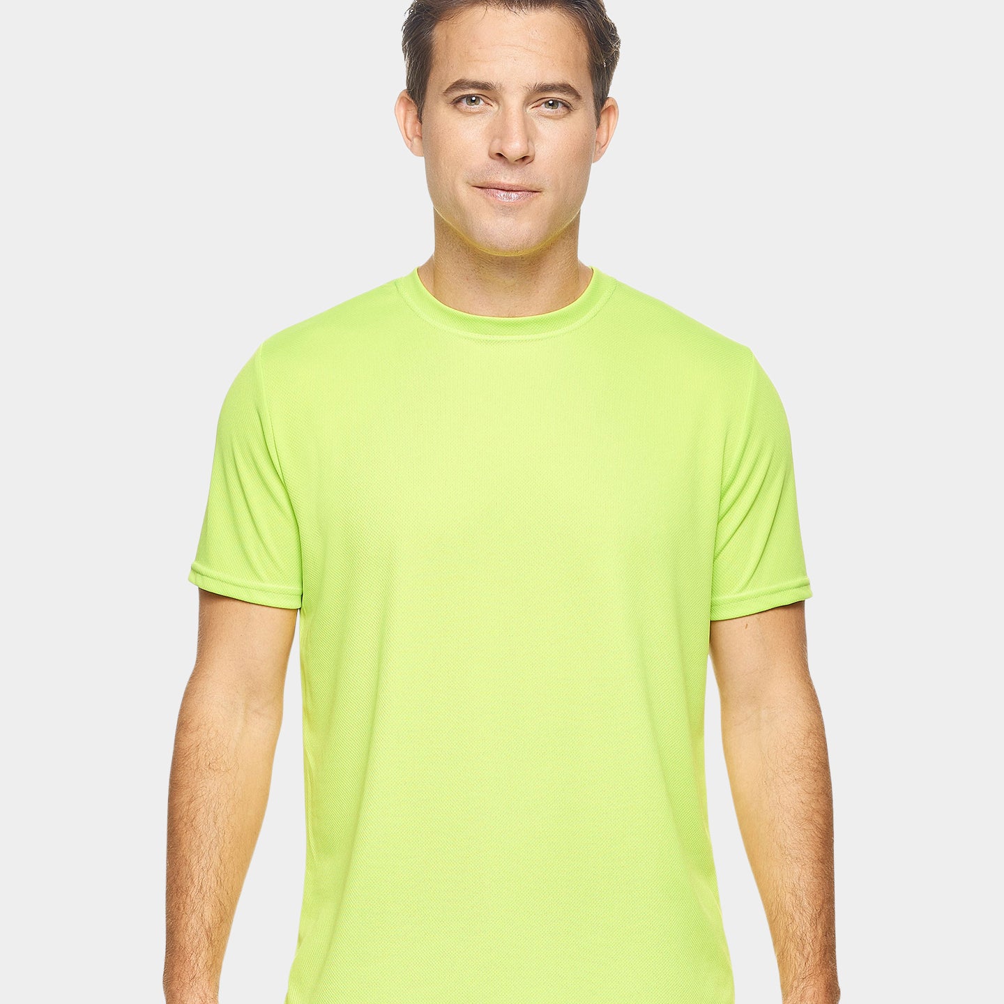 Expert Brand Oxymesh Men's Crewneck Performance T-Shirt, 3XL, Key Lime Green A1
