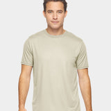 Expert Brand Oxymesh Men's Crewneck Performance T-Shirt, XXS, Sand A1