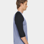 Expert Brand Men's Drimax Raglan Sleeve Active Shirt, 4XL, Steel/Black A2
