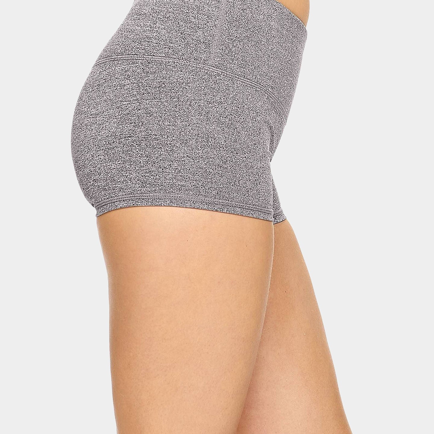 Expert Brand Women's Airstretch 2" Heartbreaker Shorts, L, Heather Charcoal A1