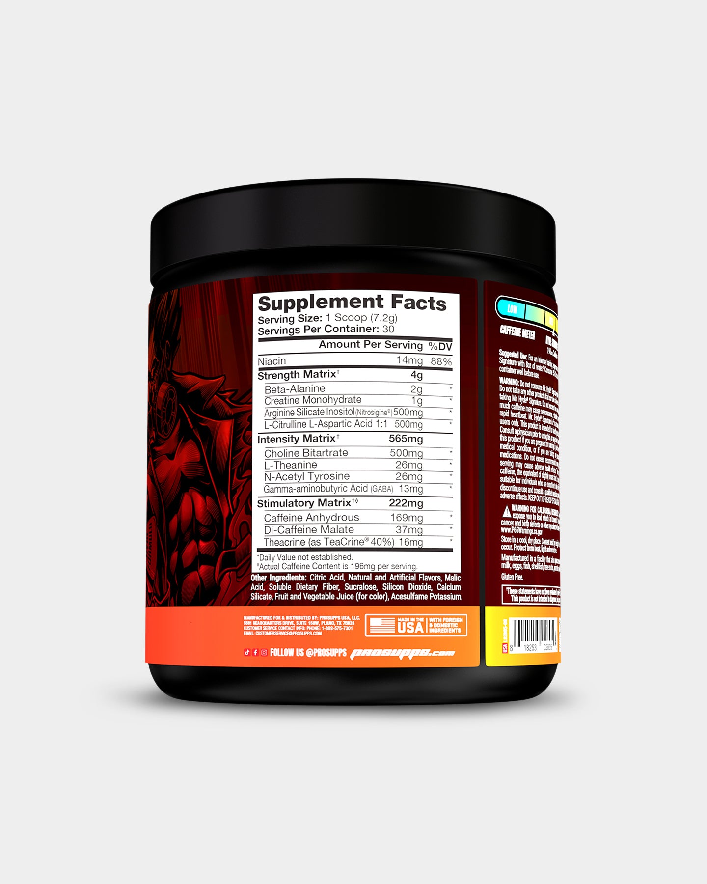 Pro Supps Mr. HYDE Signature, Fruit Punch, 30 Servings A2