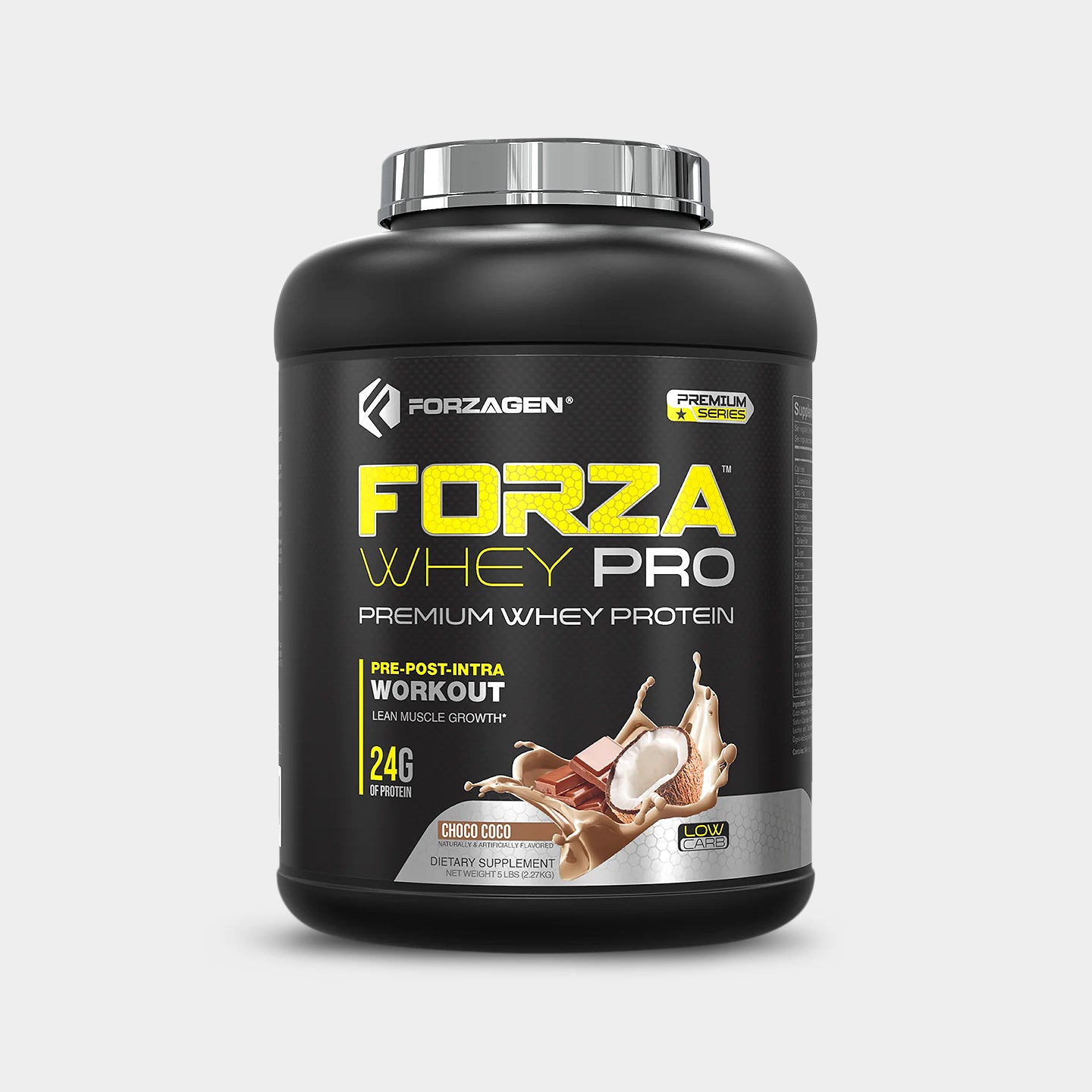 Forzagen Forza Whey PRO Protein, ChocoCoco, 5 Lbs A1