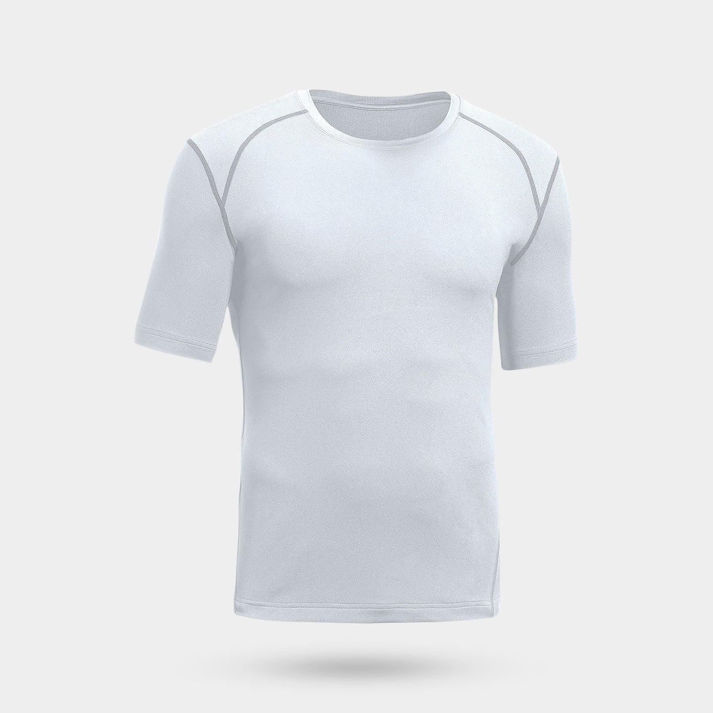 Expert Brand Men's Airstretch MVP Base Layer Performance Compression T-Shirt, S, White A1