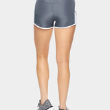 Expert Brand Women's Activewear Performance Sonic Shorts, XXL, Graphite/White A3