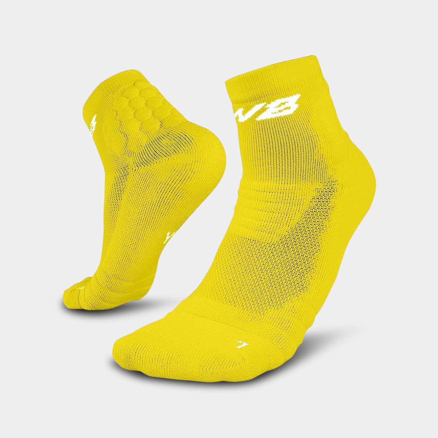 We Ball Sports Padded Quarter Socks, Youth, Yellow A1