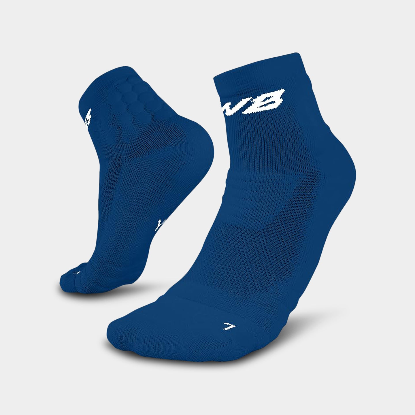 We Ball Sports Padded Quarter Socks, Youth, Navy A1