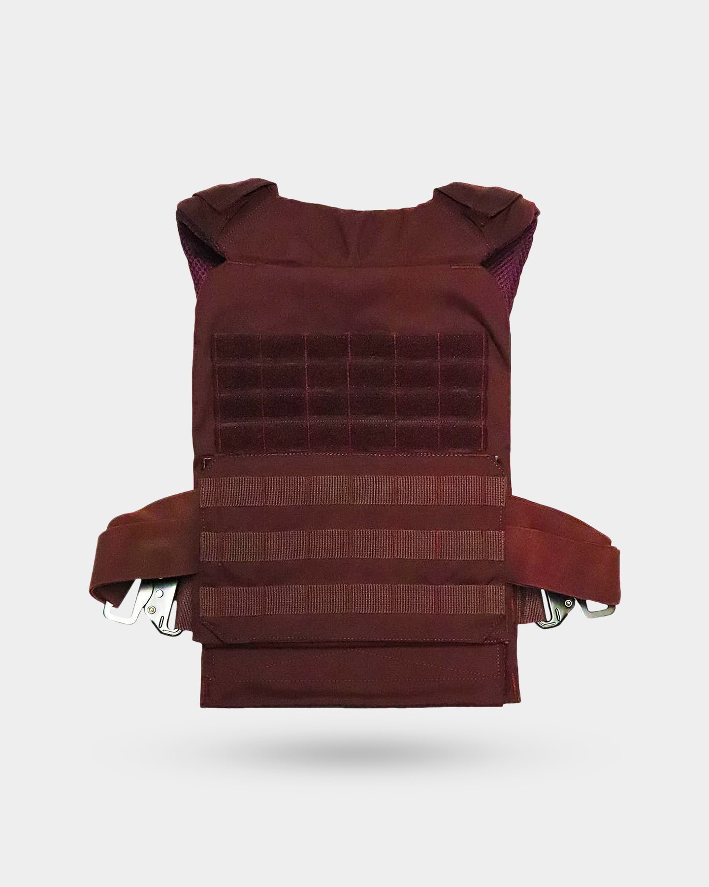 Bear Komplex Weight Training Vest, Maroon - Back