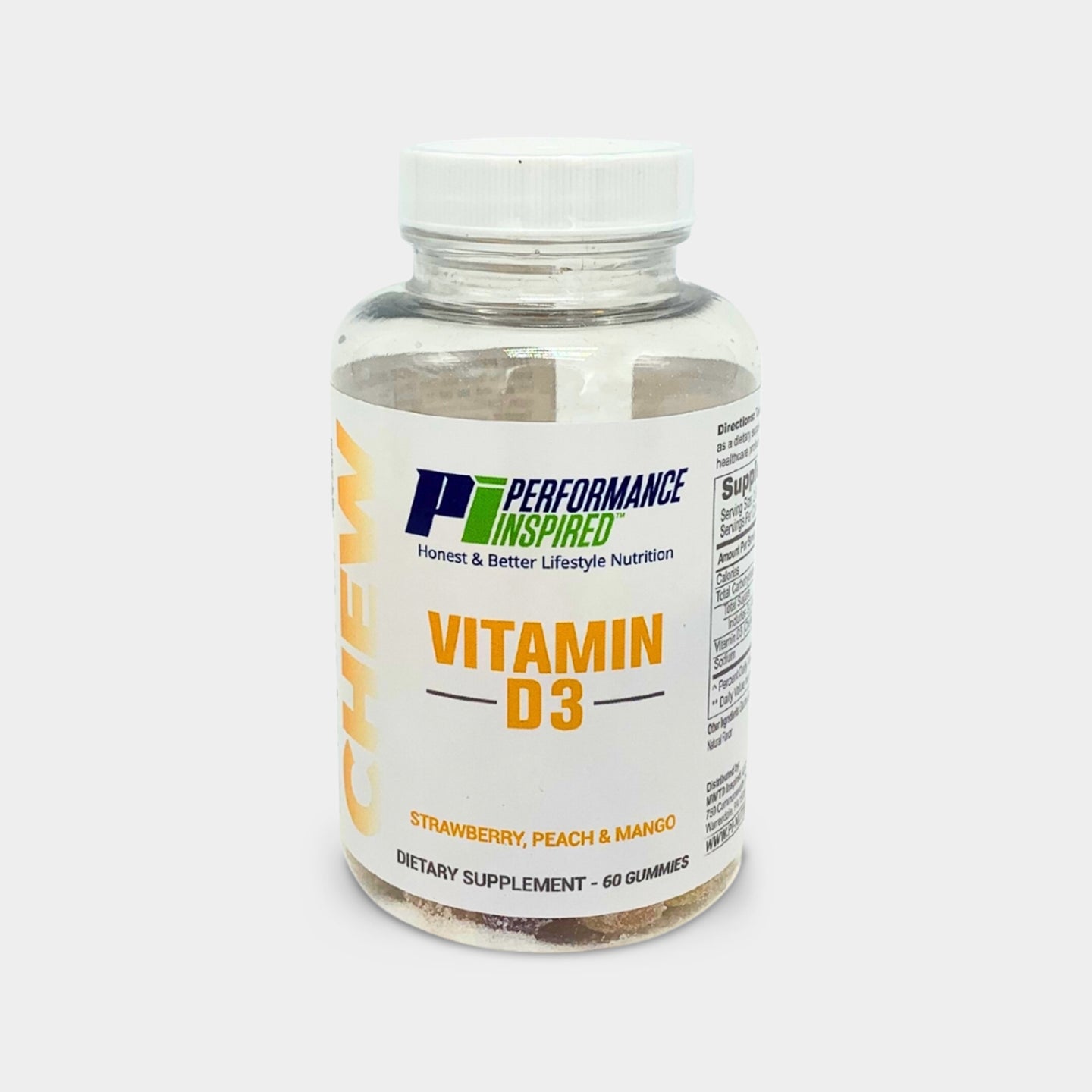 Performance Inspired Nutrition Vitamin D3 Gummy A1
